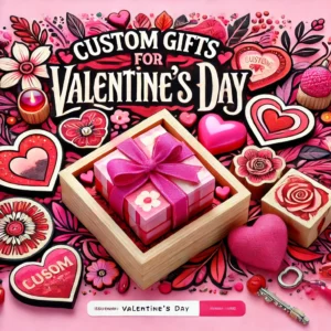 Dall·e 2025 01 15 09.11.17 A Vibrant Valentine's Day Themed WordPress Featured Image With A Pink And Red Background, Hearts, And Floral Patterns. It Features The Text 'custom Gi